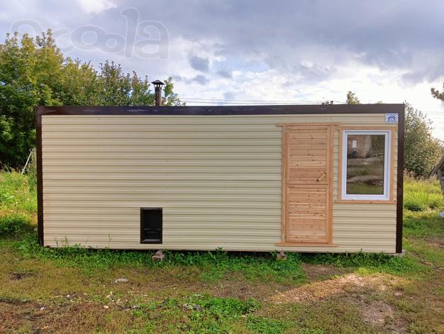 Баня под ключ Парилка-Мойка-Предбанник) 2.5*6 метров